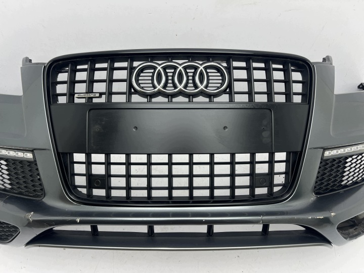 фото №9, Audi q7 4l0 рестайлинг бампер передний led s-line lz7s 2009-2015
