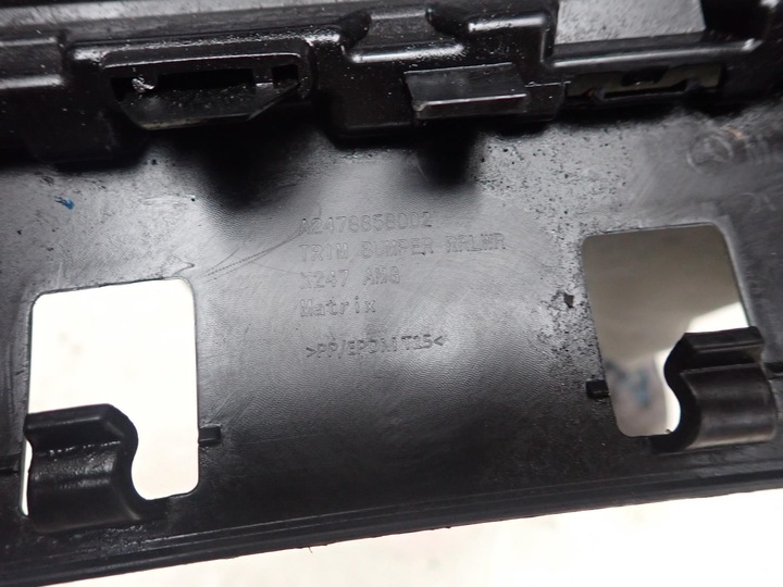 фото №11, Mercedes glb x247 amg 19- dół накладка спойлер бампера зад задний pdc