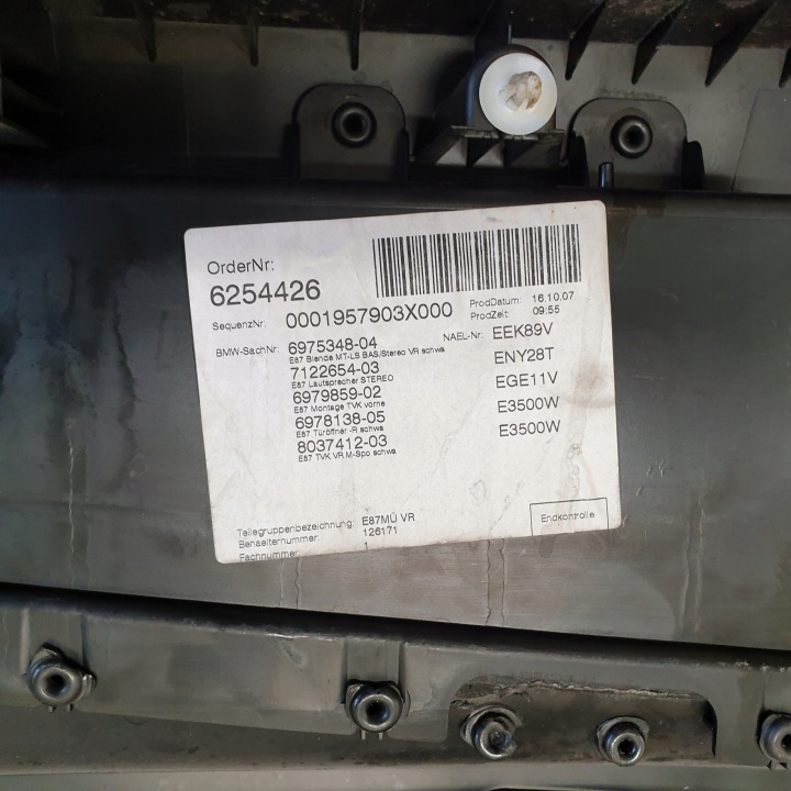 фото №11, Обшивки салону (дверні карти) двері праві перед bmw 1 e87 oem номер eu