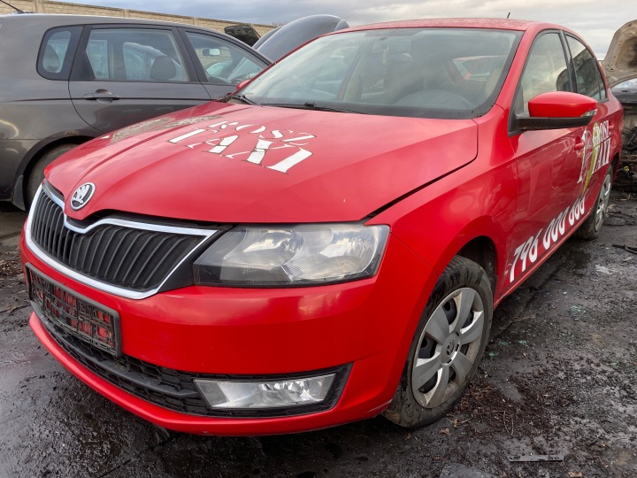 фото №7, Skoda rapid 15-19 бампер задній код фарби 7098