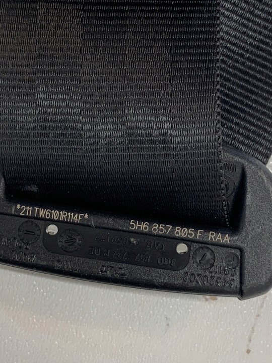 фото №5, Vw volkswagen golf viii 19- ремни bezbieczeństwa перед зад комплект