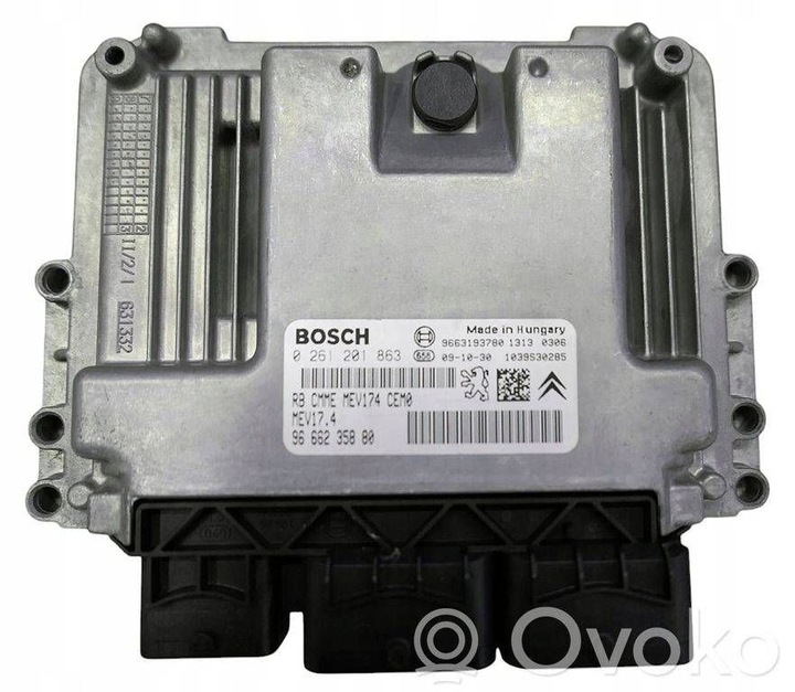 фото №1, Блок управления / модуль ecu 9663193780 peugeot 308 2009 программирование