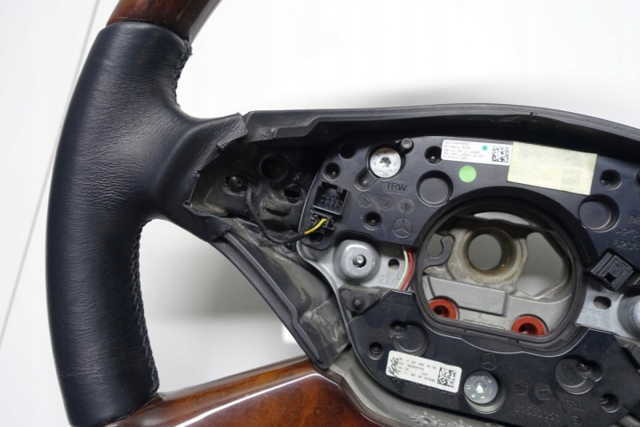 фото №10, Mercedes w221 руль w216 дерево деревянная 2214604603 рестайлинг wibracje