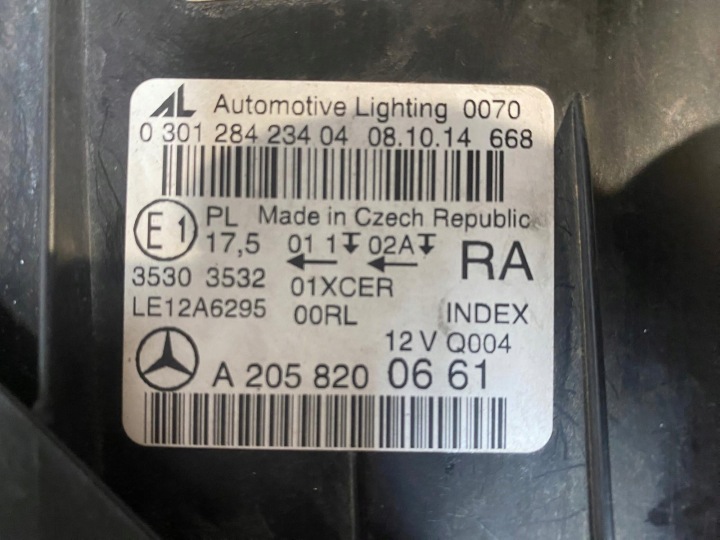 фото №12, Фара права передня mercedes c клас w205 повний led a2058200661