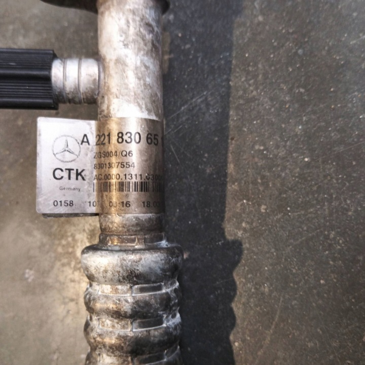 фото №5, Трубка  шланг трубка кондиционера a2218306516 mercedes-benz 3.0 cdi om 642