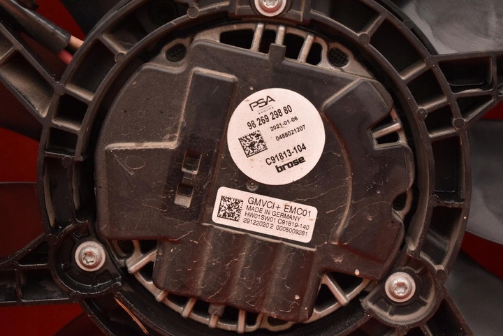 фото №7, Вентилятор 9826929880 peugeot e-2008 2 ii 136 km 19-21