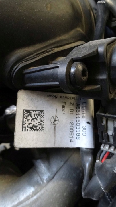 фото №8, Двигатель комплектный mercedes w166 2.2 cdi код 651960 157 tys пробег