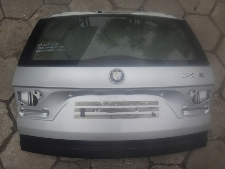 фото №1, Крышка багажника зад задняя bmw x3 e83 титан серебро