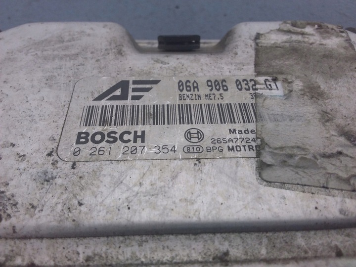 фото №6, Vw sharan i 1.8t компьютер блок управления двигателя 06a906032gt 0261207354