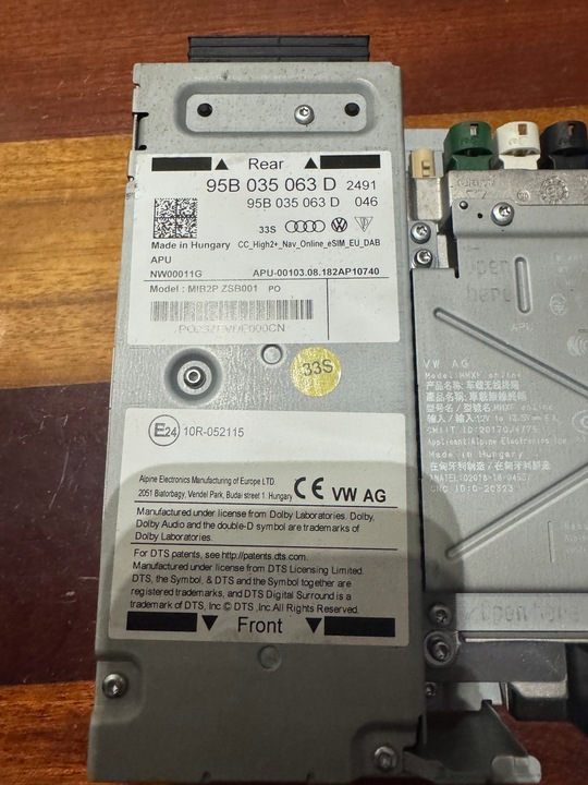 фото №7, 95b035063ac модуль навигации аудио porsche macan 95b аудио навигация