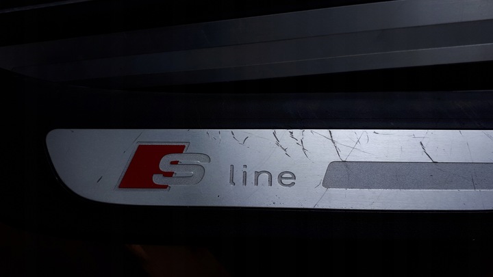 фото №11, Q5 8r планка накладка порогова перед зад sline 4x