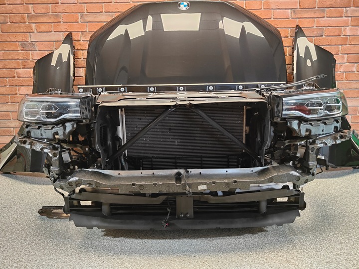 фото №13, Капот бампер радіатор pas лампа led підсилювач bmw x7 g07 475 чорний