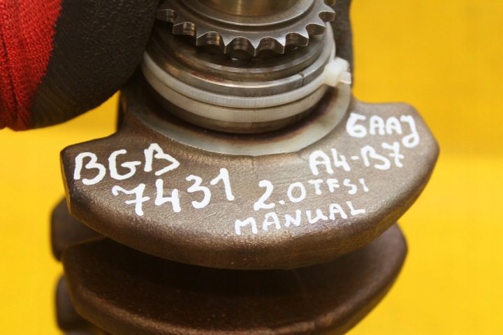 фото №11, Вал коленчатый audi a4 b7 a6 c6 a3 8p golf vi passat leon ii 2.0 tfsi bgb 6aaj