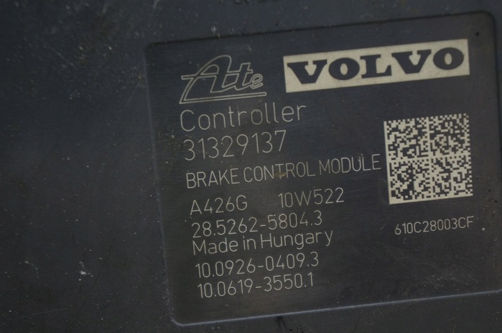 фото №5, Насос abs модуль блок управления volvo xc60 i v60 s60 ii 31329137 p31329137