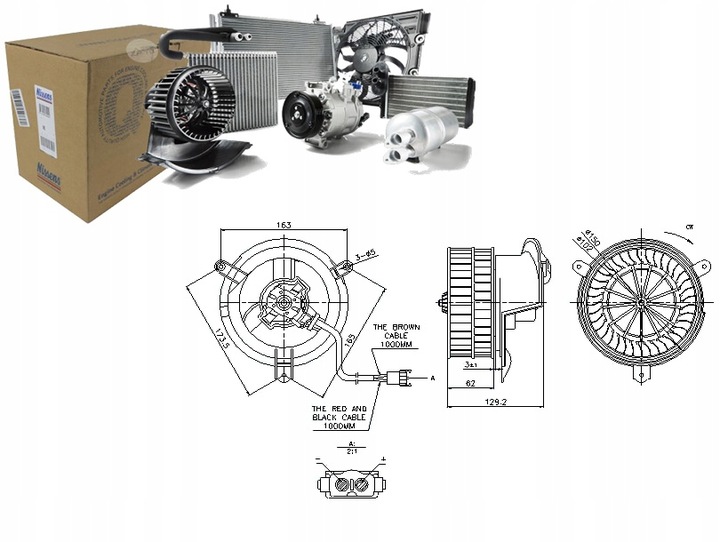 фото №1, Вентилятор воздуходувка nissens 2018200842 2018204542