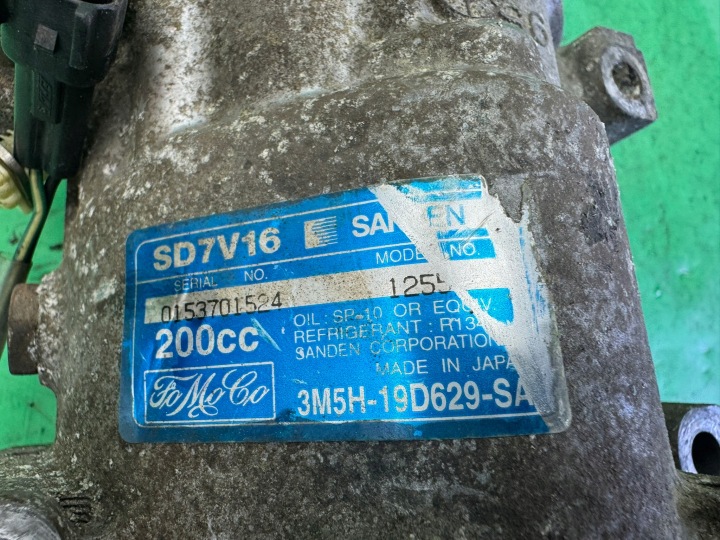 фото №9, Компресор кондиціонера 3m5h-19d629-sa ford focus mk2 ii 1.6 tdci
