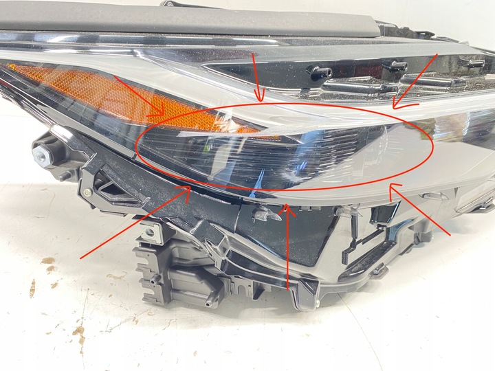 фото №12, Лампа правая перед передняя полный led линза toyota bz4x bz bz4x eu