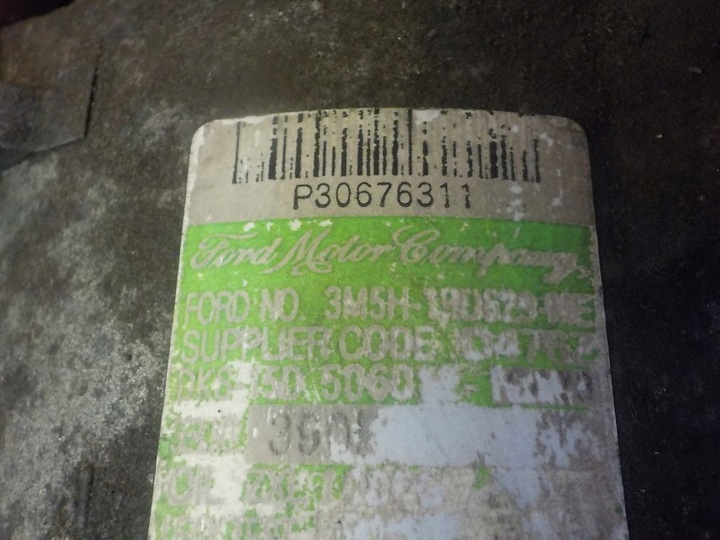 фото №9, S40 v50 c30 2.5 t 06r 220km b5254t3 компрессор кондиционера 3m5h-19d629-me