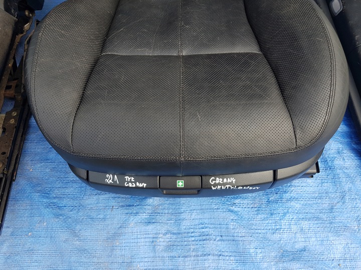 фото №9, Mercedes w221 сидіння вентильовані диван з підігрівом обшивки комплект шкіра