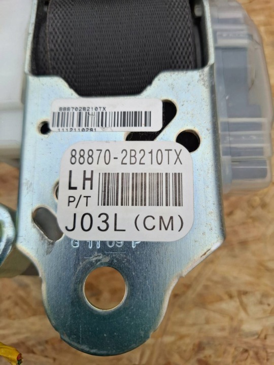 фото №15, Подушки подушка ремни безопасности комплект hyundai santa fe 888702b210tx