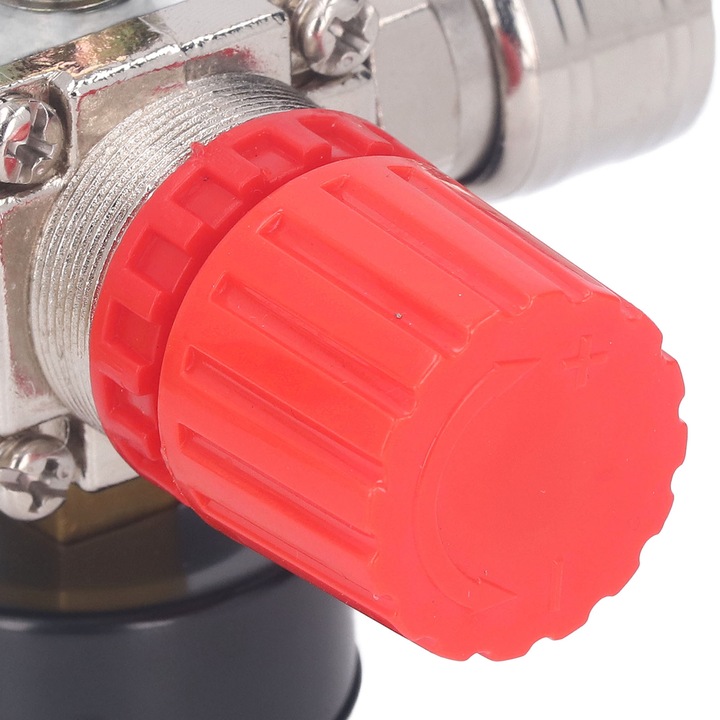 фото №16, Набір регулятор компресора повітря з манометр клапан 4-дорожній 0–180