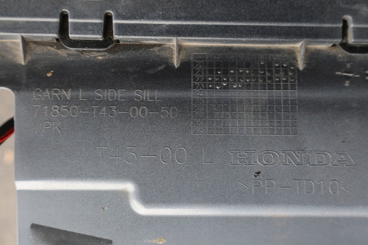 фото №15, Планка порогова поріг ліва honda civic xi 71850-t43-00-50 2021
