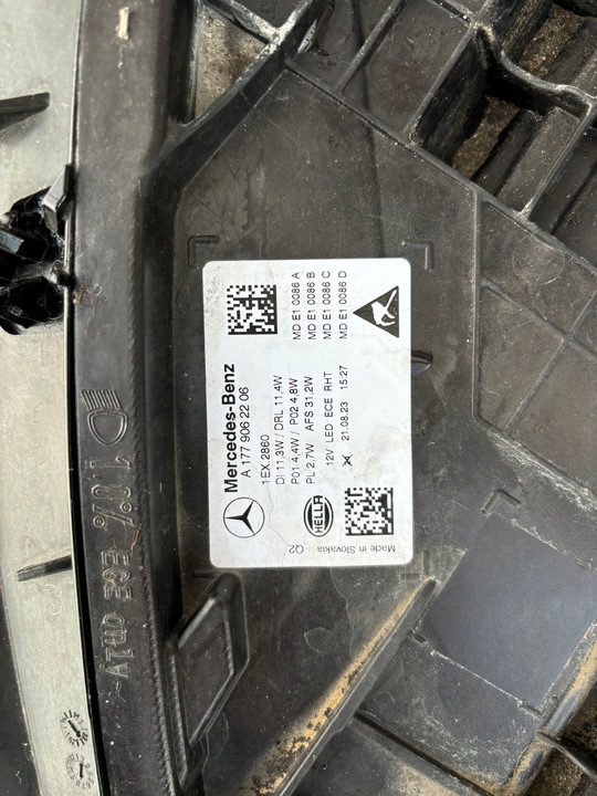 фото №5, Mercedes a класс w177 - бампер перед капот pas - kpl.