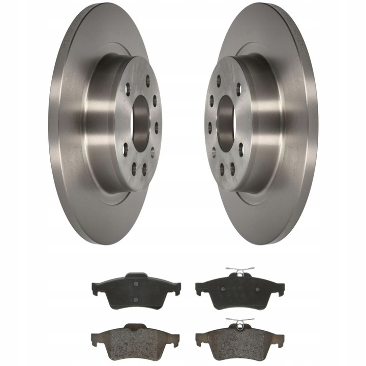 фото №1, Диски гальмівні + гальмівні колодки зад opel vectra c signum saab 9-3