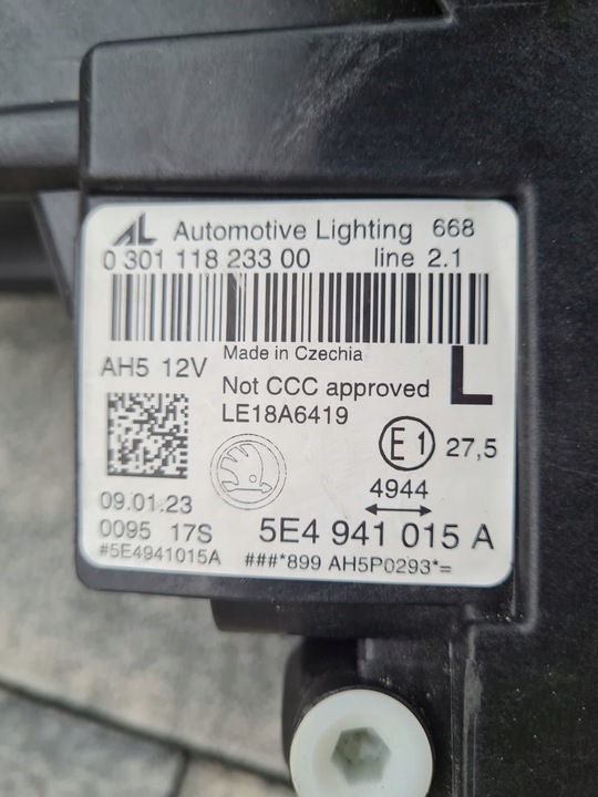 фото №14, Skoda octavia iv 4 5e комплектные лампы полный led matrix 5e4941015a 5e4941016a