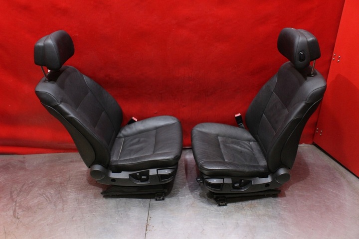 фото №14, Сиденье сиденья комплект боковина обшивки кожаные bmw e61 рестайлинг 07-10