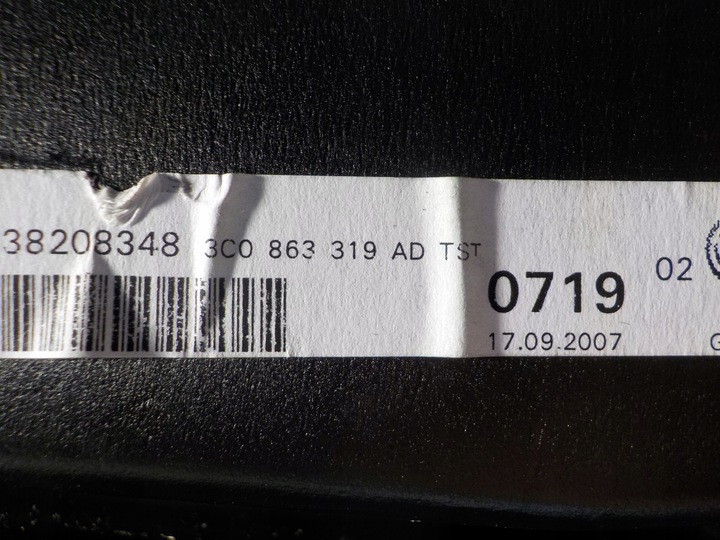 фото №5, Vw passat b6 2.0tdi 2007r туннель средний з преобразователь + подлокотник