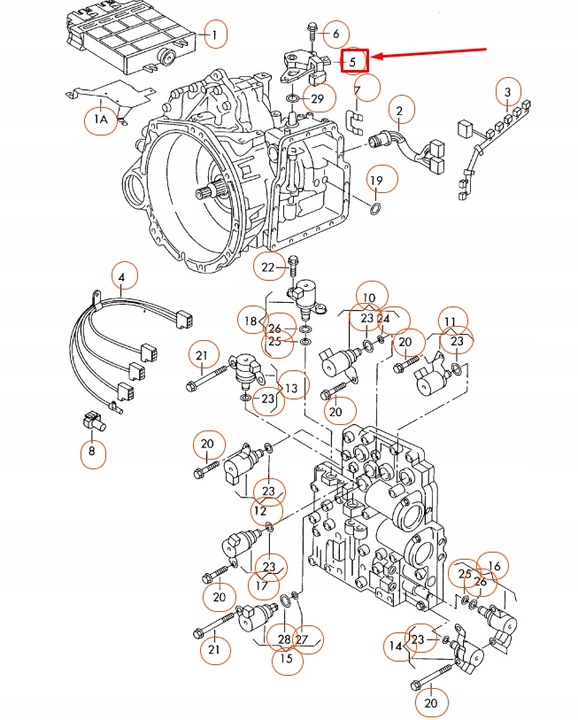 фото №7, Vw sharan 7m автоматическая gearbox многофункциональный switch 09b919821