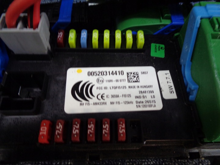 фото №8, Комп'ютер замок запалювання bsi 55265162 fiat 500x 2015- 1.6 m-jet multijet набір