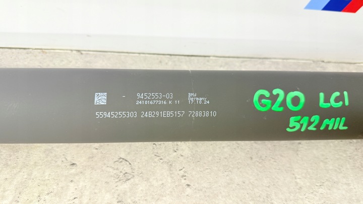 фото №8, Bmw g20 g21 wał привідний задній зад гібрид 330e рестайлінг lci 9452553