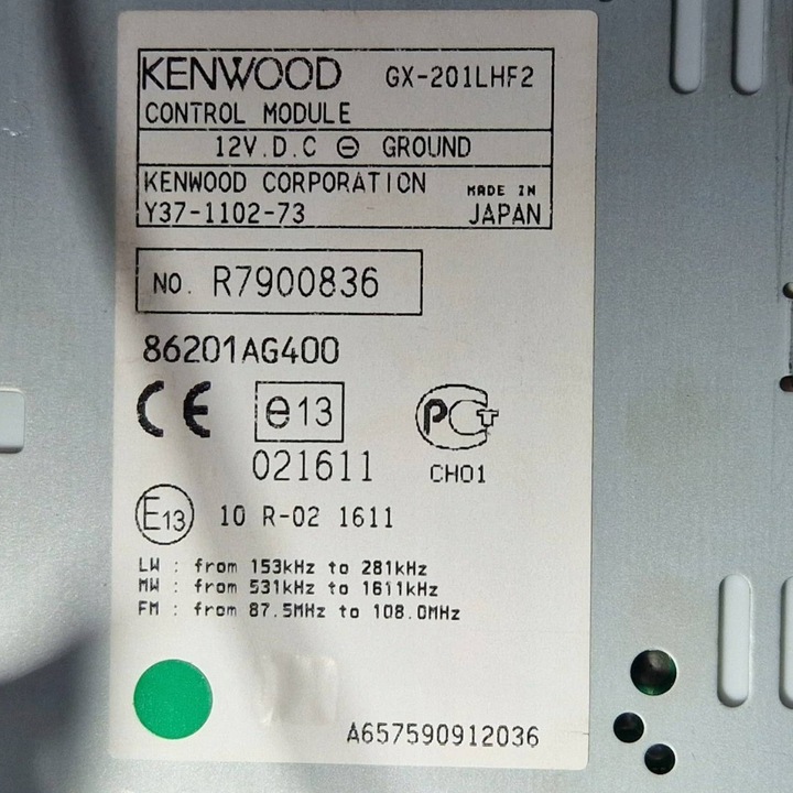 фото №7, Subaru legacy 2004 панель / радіопрогравач cd/dvd/gps