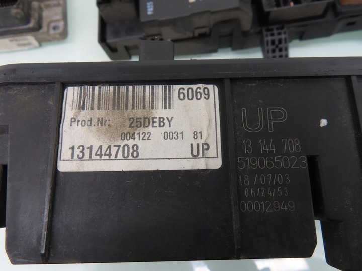 фото №7, Замок зажигания блок управления opel vectra c 1.6 12223640 13159801bq 13132475gl