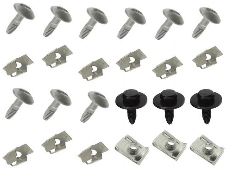 фото №1, Citroen c1 c2 c3 1 2 c3 picasso peugeot 1007 застібки захисні накладки pod двигуном