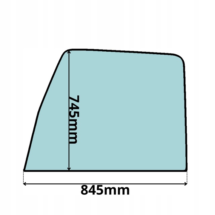 фото №1, Стекло боковая дверь mercedes actros mp2/3 левая 03- 0211