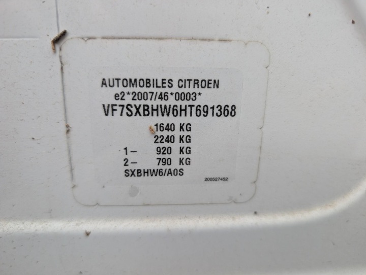 фото №9, Двигатель комплектный форсунки турбина citroen c3 iii 1.6 e-hdi 2016-20 bh02