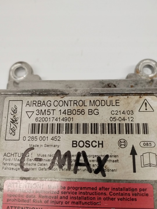 фото №3, Модуль блок управления датчик подушка безопасности ford 3m5t14b056bg