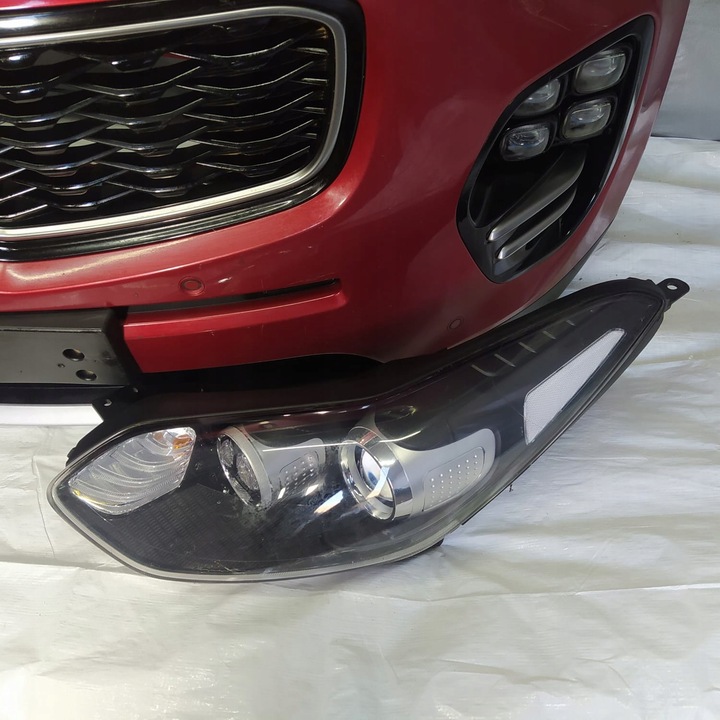 фото №6, Sportage iv 4 gt перед бампер капот лампи крило