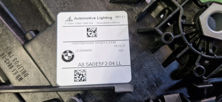 фото №9, Фара передняя комплект bmw x3 x4 g01 g02 рестайлинг lci 5a0e5 f1 f2 новое