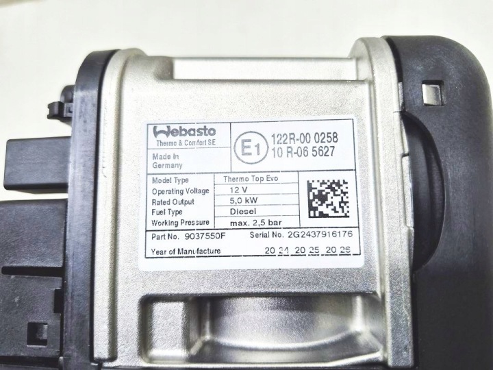 фото №7, Вебасто termo top evo crafter ii man 2n0815071d