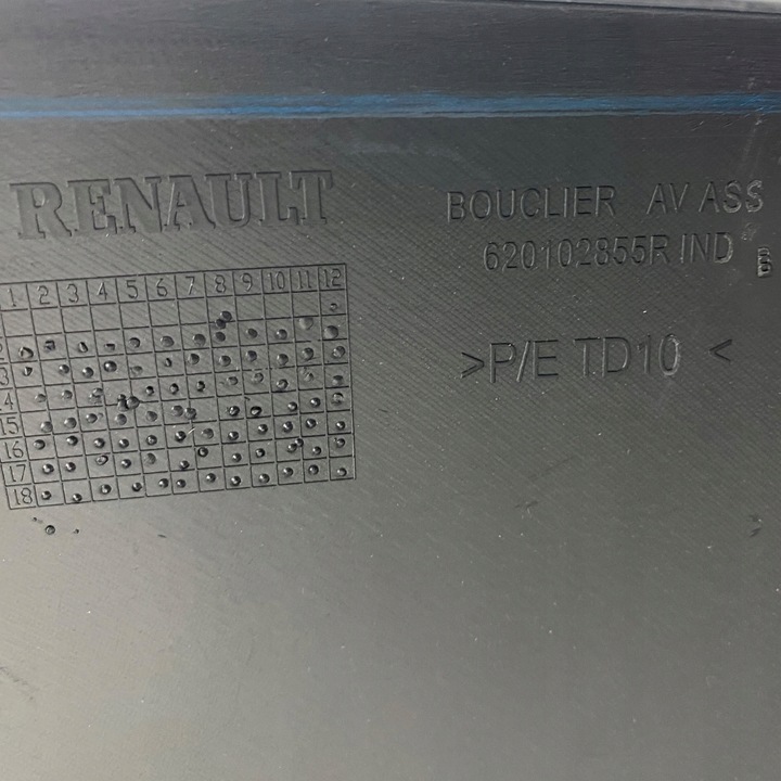 фото №11, Новий оригінальний номер бампер переднє renault zoe z.e 620102855r