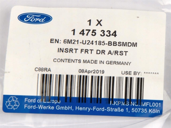 фото №4, Накладка тримача двері лівий перед s-max galaxy 06-