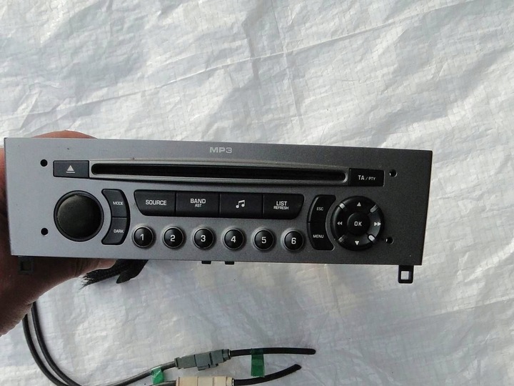 фото №1, Радіо радіопрогравач mp3 peugeot 308 t7 96647511xh