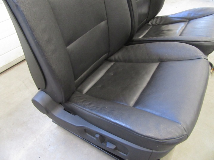 фото №13, Сиденья bmw 5 e60 e61 европа подогрев чёрная кожа 2003-2005r. дорестайлинг
