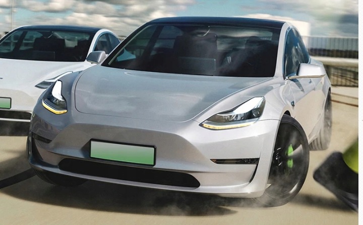 фото №8, Фары лампы kpl l+r vland полный led тюнинг tesla 3 2017-2022 y 2020-24