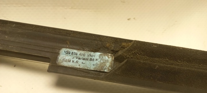 фото №9, Уплотнитель планка хром дверь правые зад задний vw passat b8 3g9839476