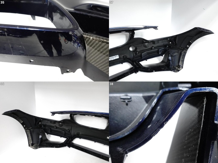 фото №12, Bmw m4 f82 f83 m3 f80 бампер + спойлер карбон перед 4xpdc/spryski/kamery